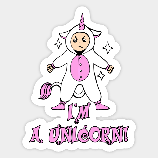 I'm a Unicorn! Sticker by Olooriel